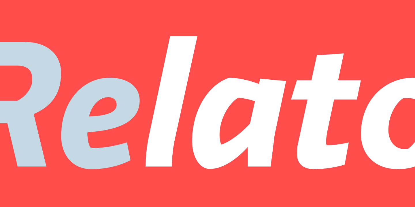 Пример шрифта Relato Sans